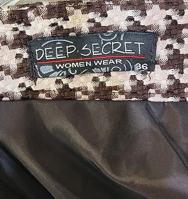 Qadın kostyumu – Deep Secret, ölçü 36 - Dəst: jaket + ətək - Naxış — 4