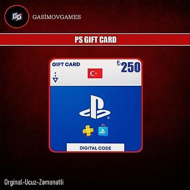 Playstation Hədiyyə Kartları 🇹🇷Türkiyə və 🇺🇸Amerika regionu üçün