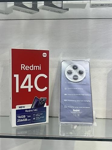 Redmi 14C, 256 GB, rəng - Mavi, Sensor