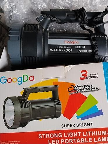 Mexaniki əl alətləri: Çoxfunksiyalı alət dəsti 1) GoogDa GD-G269 LED fənər - Super Bright — 1