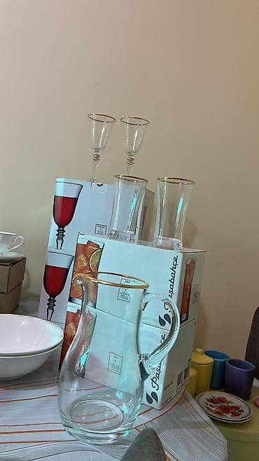 Paşabahçe şüşə dəst yenidir endirim olmuyacaq baha alinib son qiymet — 3