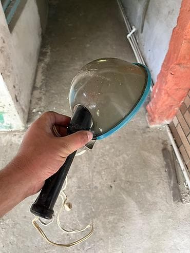 Ev və bağ: Sovet istehsalı əl proyektoru/işıq lampası - Güclü reflektorlu metal — 3