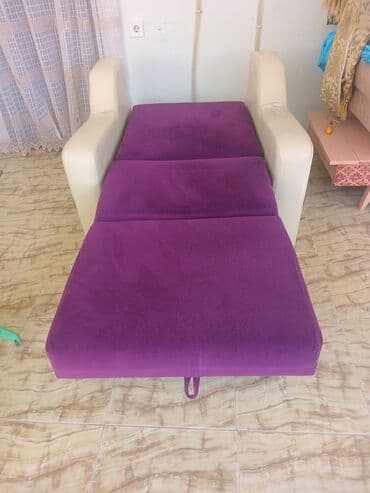 раскладные кресла в баку: Кресло-кровать, Велюровая ткань — 2