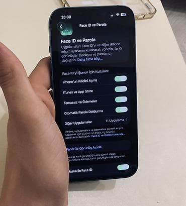 iphone 5 's: Mavi, Face ID — 3