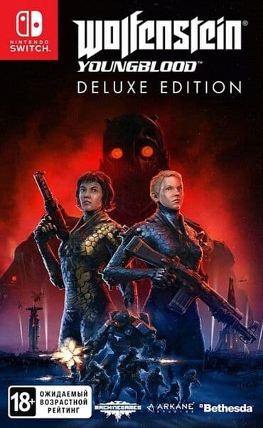 диск: Nintendo switch wolfenstein young blood. 
youngblood — 1