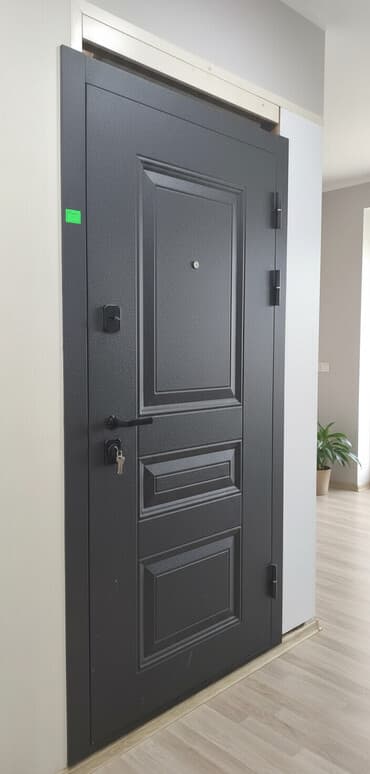 işlənmiş dəmir qapi: Yeni Giriş qapısı 100x210 sm Petlə ilə, Pulsuz quraşdırma, Pulsuz çatdırılma, Rayonlara çatdırılma — 1