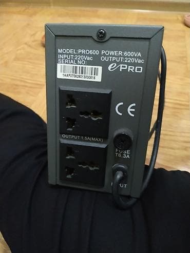 speed power plus: UPS (fasiləsiz enerji təchizatı) cihazı - Masaüstü tip, ön paneldə — 5