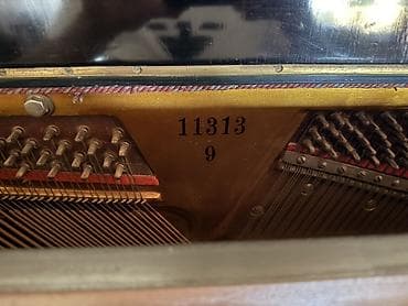 dynacord 2: Upright piano – “Музтрест” modeli (serial: 11313 9) - Korpus: qəhvəyi — 4