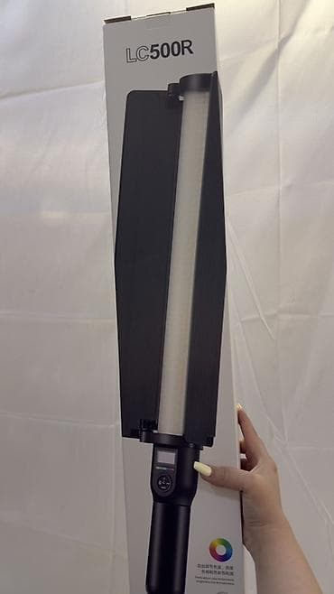 video reqistrator: LC500R portativ LED işıq çubuğu - Rəngli (RGB) və ikiqat rəng — 1