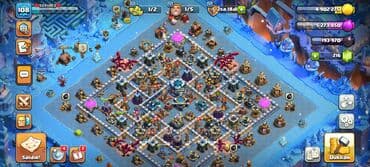 Clash of Clans oyunu üçün inkişaf etmiş hesab. - Bələdiyyə binası