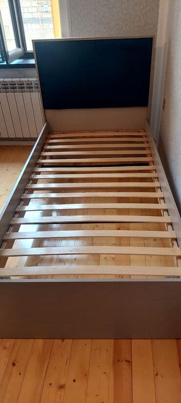 матрас двуспальный: Односпальная кровать, Без подьемного механизма, Без матраса, Без выдвижных ящиков — 2