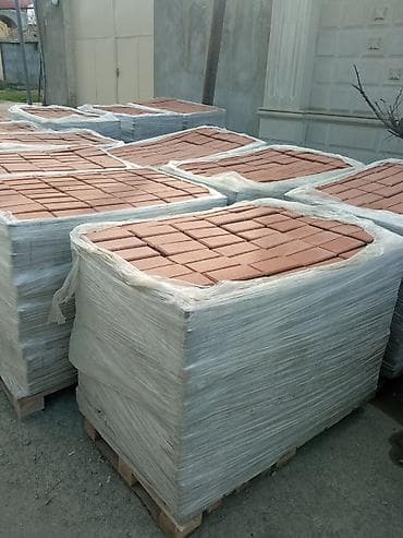 qum arabası: Məhsul: Beton bardyur və səki daşları (kafel tipli, qranit fakturalı — 1