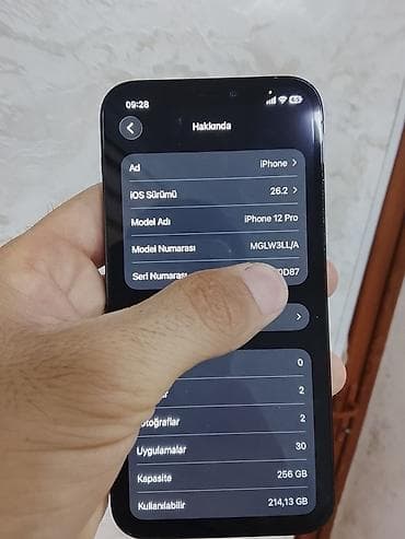 Kompüter, noutbuk və planşetlər: IPhone 12 Pro, 256 GB, Pacific Blue, Face ID — 3