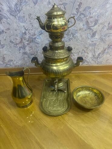 perfe: Misin dəstindən ibarət klassik samovar komplekti - Material: parlaq — 4
