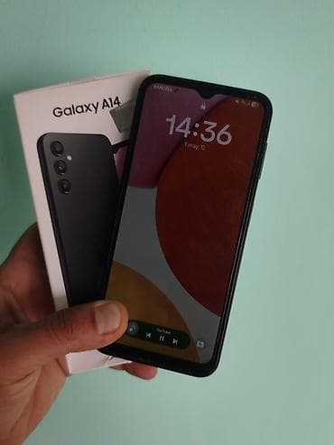 ikinci el tel: Samsung Galaxy A14, rəng - Qara — 1