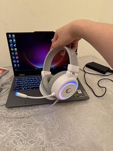 Qulaqcıqlar: Yeni Simli Qulaqcıqlar, Lenovo, rəng - Ağ — 3