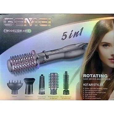 Фото и видеокамеры: Фен-расческа Gemei, Новый, Бесплатная доставка — 3