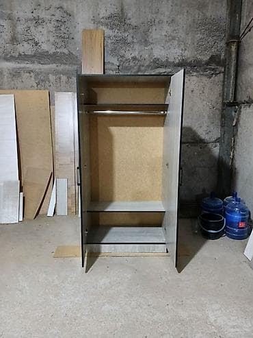 metbex skaflari: Yeni, 2 qapılı, Boz, Digər material, Açılan, Düz dolab — 2