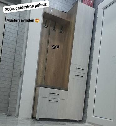 *Dəhliz dolabı 200Azn* ölçü en 90➖ hün 200➖der 40 ✔️Rəng seçimi var