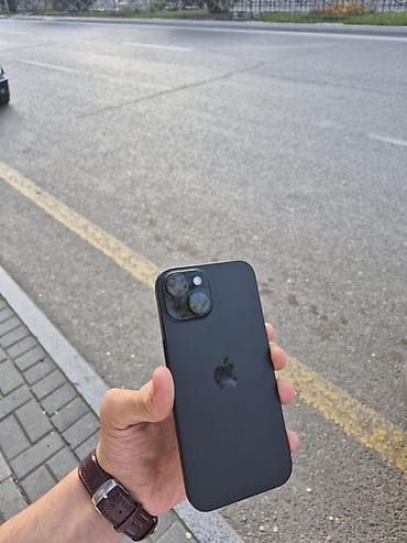 14 pro qiymət: IPhone 15, 128 GB, Qara, Face ID — 3