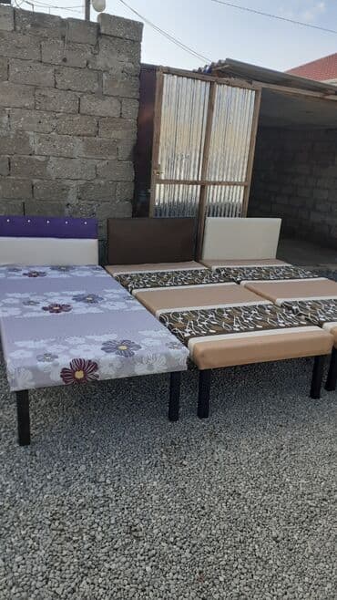 Çarpayı Təzə hazırı var Çatdırılma var 1 nəfərlik 50 manat 2 nəfərlik