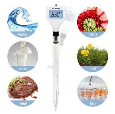 baku electronics: PH metr MODEL PH-98211 Çoxməqsədli rəqəmsal turşuluq ölçən test — 1