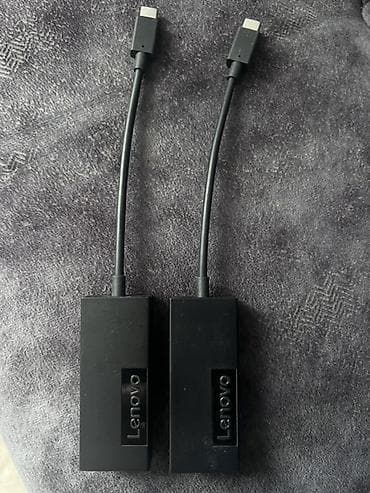 Lenovo USB‑C → Ethernet (RJ‑45) adapteri Əldə 2 ədəd var. Hər biri 30
