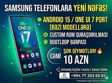 Ремонт телефонов, планшетов: Sizin köhnə və ya yavaş işləyən Samsung telefonunuzu ən son proqram — 1