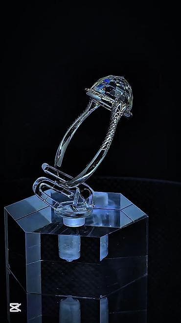 uzuk: Üzük, Gümüş, Brilyant, 4.01-5.00 Karat — 4