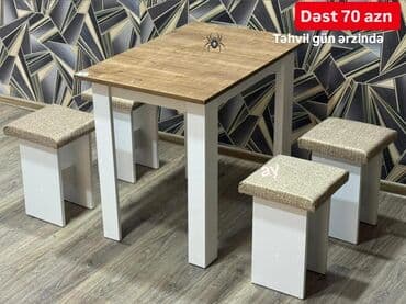 Ofis ləvazimatları: Balkon üçün, Yeni, 4 stul — 1