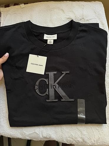 stringer alt geyimi: Futbolka, Calvin Klein, L, rəng - Qara — 3