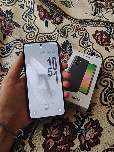 işlənmiş telefon: Samsung Galaxy A56 5G, 256 GB, rəng - Boz, İki sim kartlı — 1