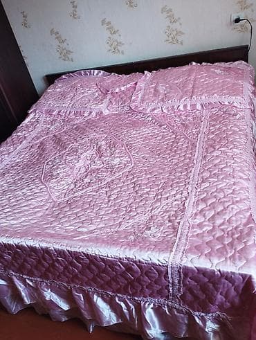 Фигуры: Для кровати цвет - Розовый Покрывало — 2