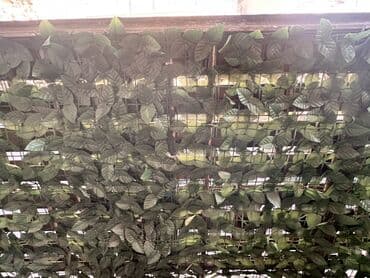 Süni güllər: Süni yaşıl sarmaşıq panel – balkon və məkan məxfiliyi üçün - — 2