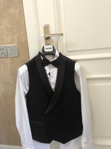 джинсовые мужские костюмы: Beylik smoking(slim fit) original Jakamen di. Bir defe geynilib 1200 — 3