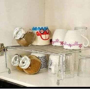 Qab-qacaq və mətbəx ləvazimatları: Dolab içi ref
Paslanmaz material — 1