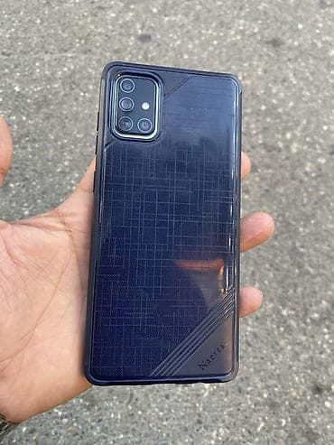 Elektronika: Samsung Galaxy A71, 128 GB, rəng - Mavi, Barmaq izi — 4