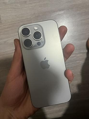 appl: IPhone 15 Pro, 128 GB, Gümüşü, Face ID — 1