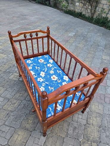 купим вашу мебель бу: Для девочки и мальчика, Четырехугольная, Колыбель, С бортиками, С матрасом, С механизмом качания — 4
