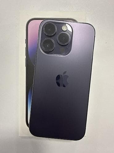 IPhone 14 Pro, 256 GB, Deep Purple, Zəmanət, Simsiz şarj, Face ID