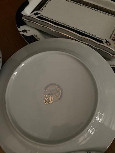 pike desti: Nahar dəsti, rəng - Ağ, Farfor — 2