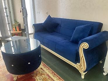 Divanlar: Di̇van-kravat, İşlənmiş, Açılan, Bazalı, Vеlur parça, Ödənişli çatdırılma — 3