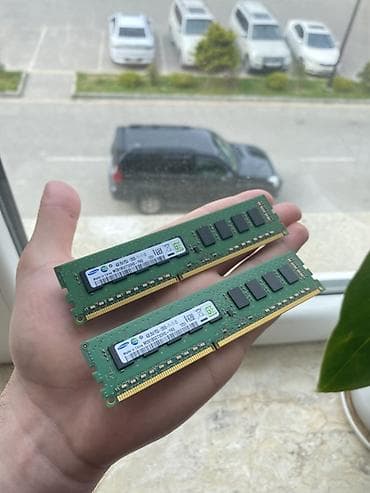 Ram ddr3 pc ucun noutbuk ucun deyil 1600 mhz 2 eded 4gb 8gb masaustu