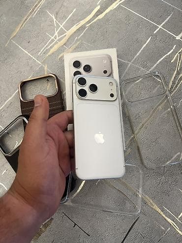 IPhone 17 Pro Max, 256 GB, Gümüşü, Face ID