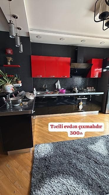 Mətbəx mebeli satılır 300₼. Ölçü 3/2.5. Üzərində moyka verilir. Ünvan — 1