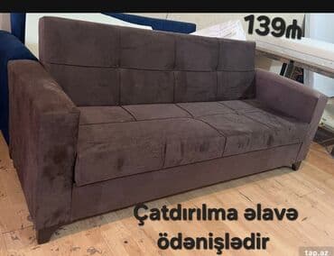 2ci əl divan kreslo: Divan, Yeni, Açılan, Bazalı, Parça, Ödənişli çatdırılma — 15