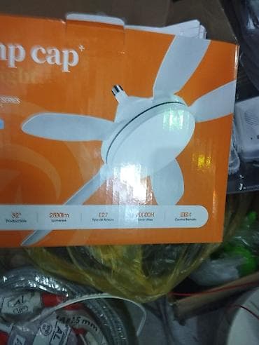 tavan ucun ventilyator: LED işıqlı ventilyator lampa - 32" ölçü - 2300 lm işıq axını - E27 — 2