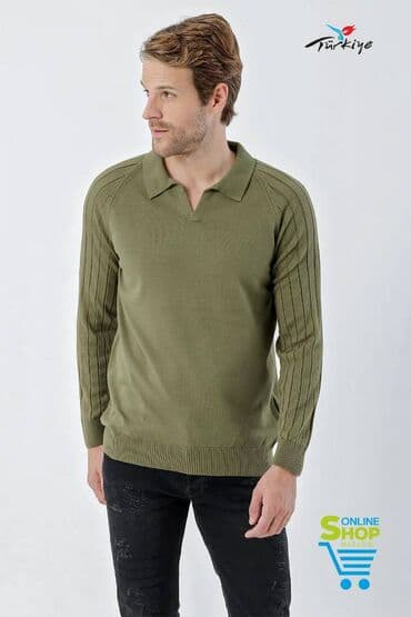 stok: Sviter, L, rəng - Yaşıl — 2