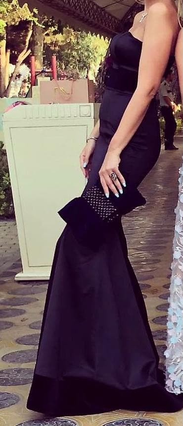 военная форма: Qara rəngli gecə/libas – balıq kəsimi - Model: korsetli, strapless — 1