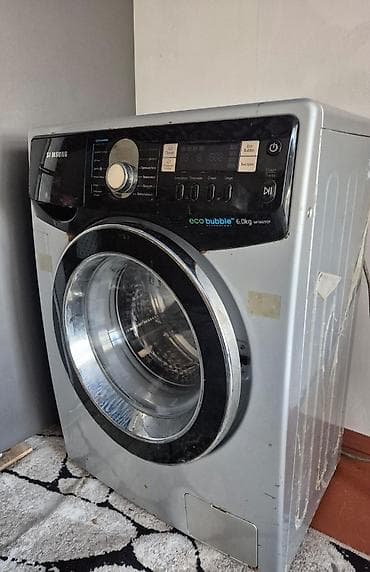 gündelik maşınlar: Samsung önyükləməli paltaryuyan maşın – EcoBubble texnologiyası, 6 kq — 2